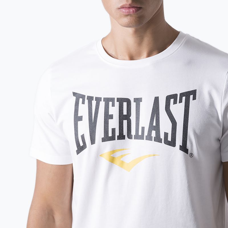 Мъжка тениска Everlast Iconic Logo off white 4