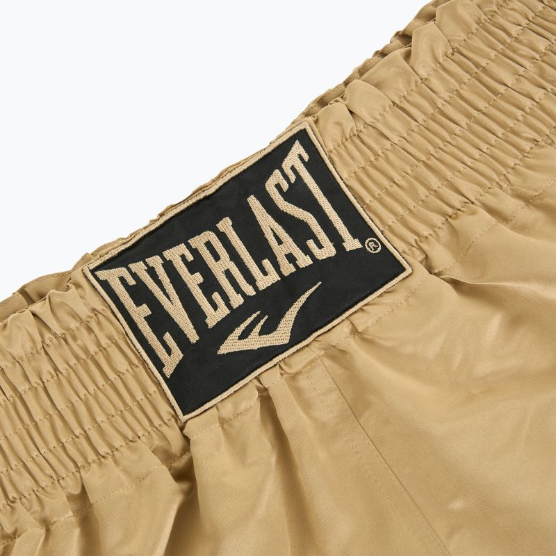 Шорти за тренировка Everlast Muay Thai gold/black 3
