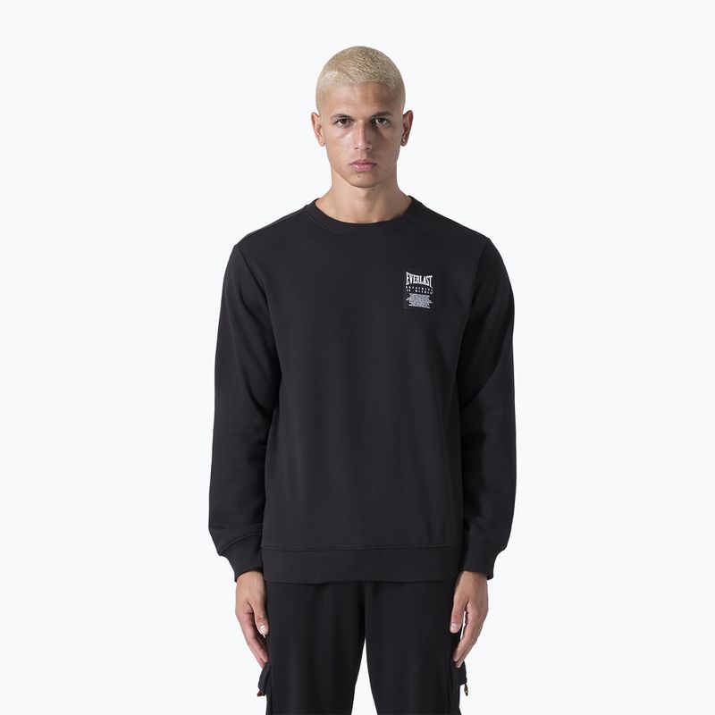 Мъжки суитшърт Everlast Neutrals Crewneck black