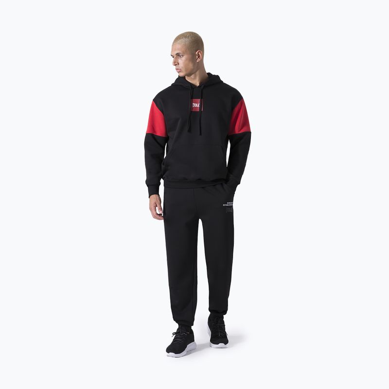 Мъжки суитшърт Everlast Streetwear Hoodie black/red 2
