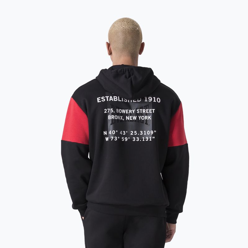 Мъжки суитшърт Everlast Streetwear Hoodie black/red 3