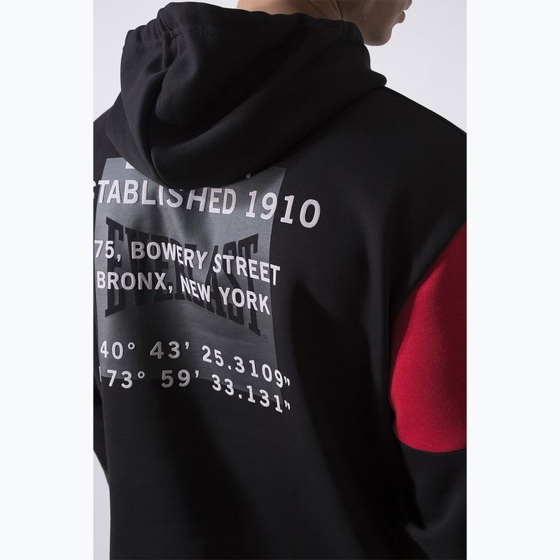 Мъжки суитшърт Everlast Streetwear Hoodie black/red 5