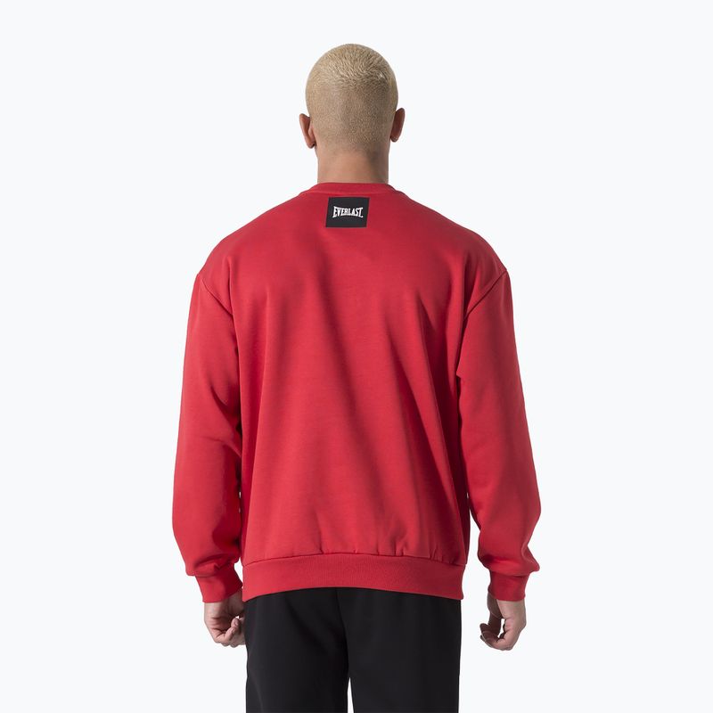 Мъжки суитшърт Everlast Streetwear Crewneck red/black 3