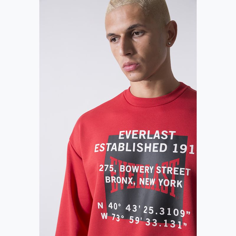 Мъжки суитшърт Everlast Streetwear Crewneck red/black 4