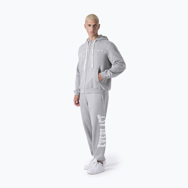 Мъжки суитшърт Everlast Exclusive Full Zip сив/меланж 2