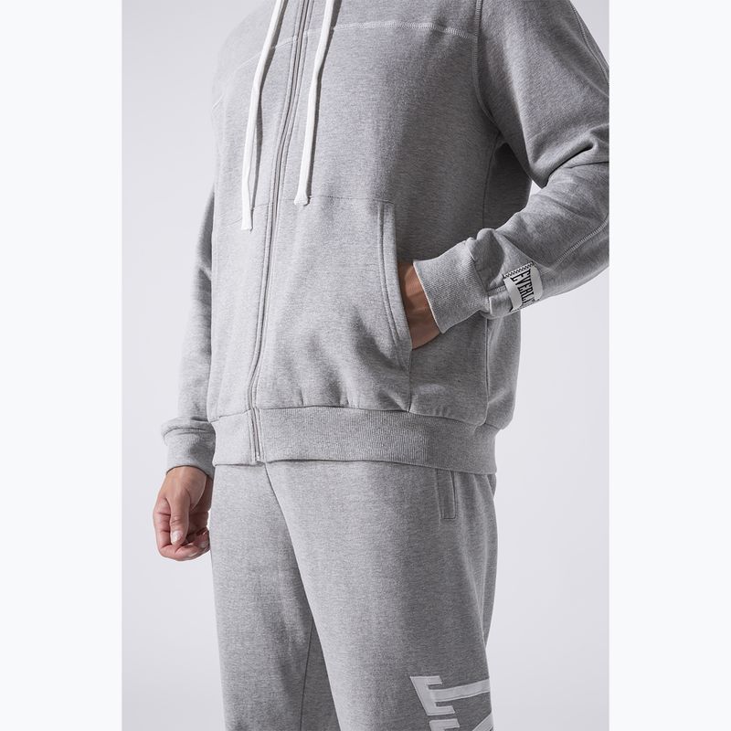 Мъжки суитшърт Everlast Exclusive Full Zip grey/melange 5