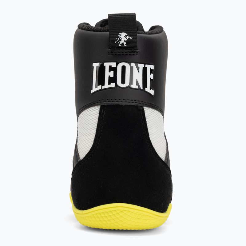Боксьорски обувки LEONE 1947 Premium Boxing nero/lime/black/lime 6
