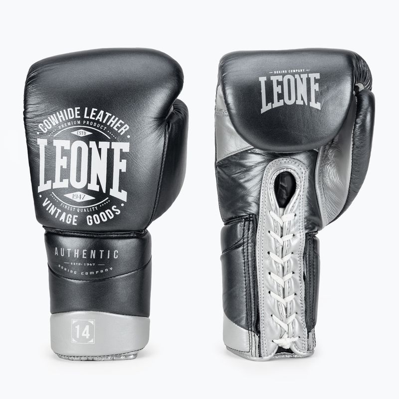 LEONE 1947 Authentic 2 шистово сиви боксови ръкавици