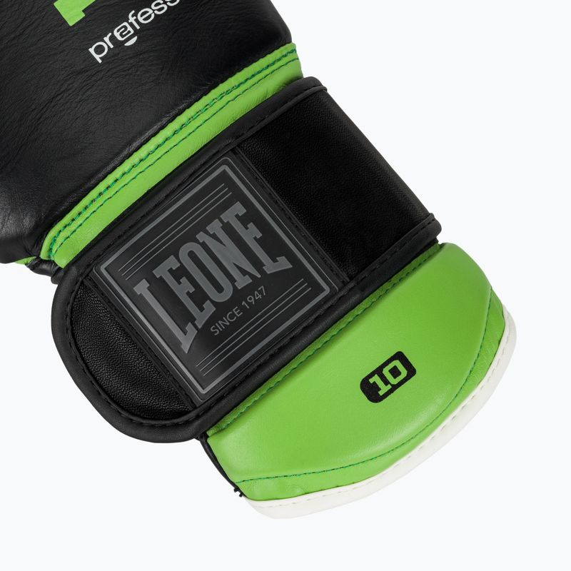 Боксови ръкавици LEONE 1947 Il Tecnico N3 black/green 7