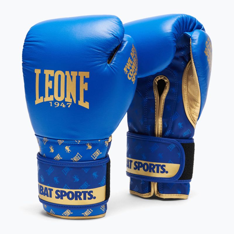 Боксови ръкавици LEONE 1947 Dna blue 5