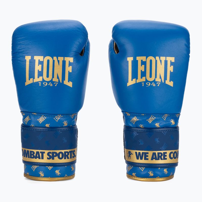 Боксови ръкавици LEONE 1947 Dna blue
