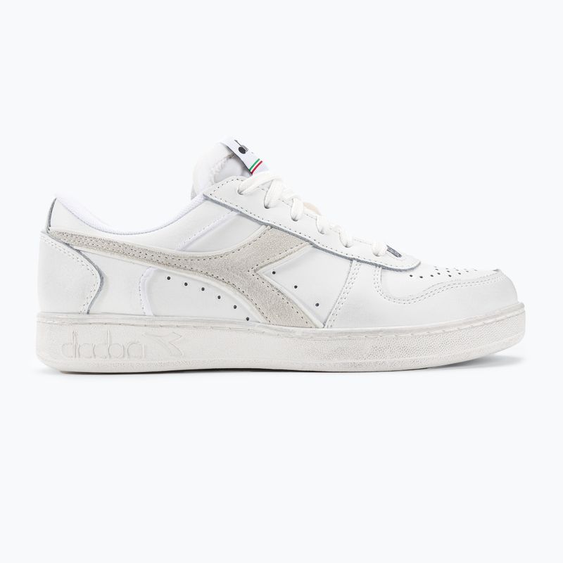 Diadora Magic Basket Low Icona Leather бели/бели обувки 2