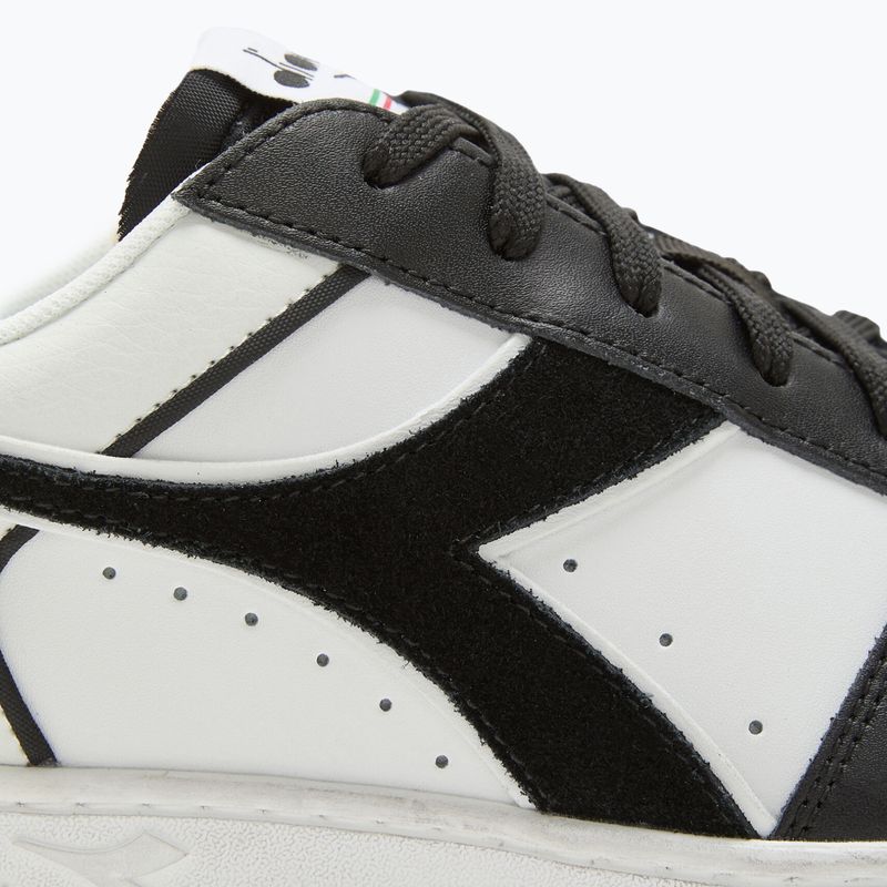 Diadora Magic Basket Low Icona Leather черни/бели обувки 12