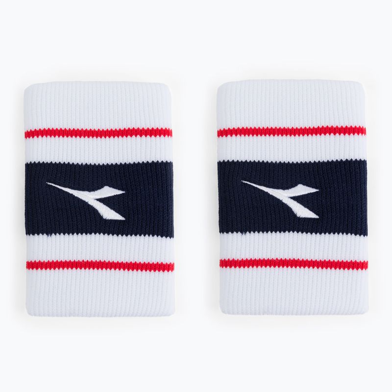 Diadora Wristbands Wide Лого гривни 2 бр. бели DD-103.179117-20002 2