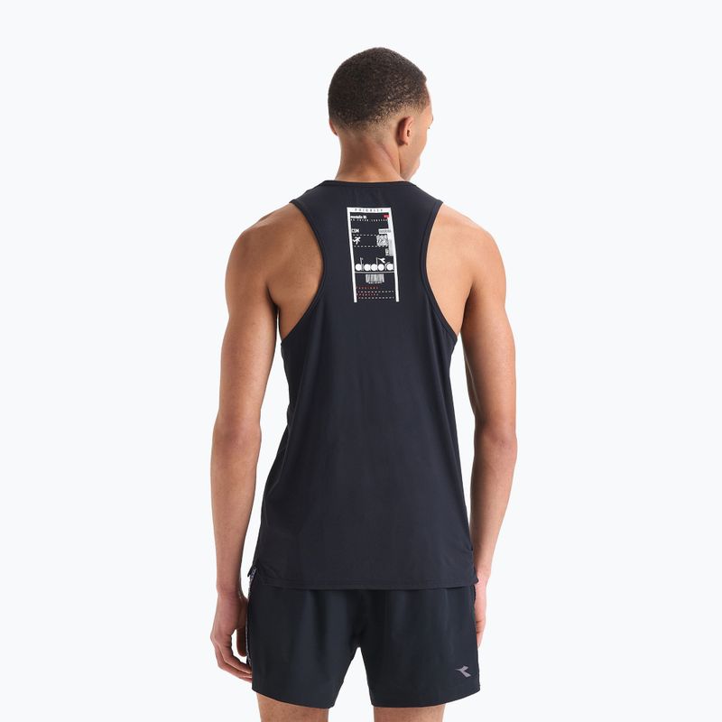 Мъжка тениска за бягане Diadora Super Light Tank Be One black DD-102.179161-80013 3