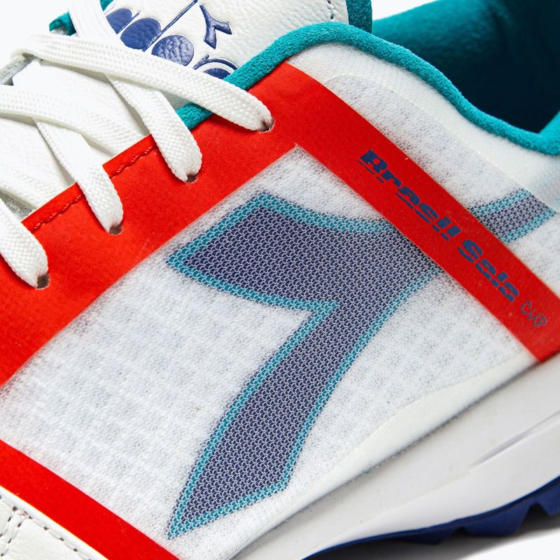 Мъжки футболни обувки Diadora Brasil Sala Cup TF white/navy 14