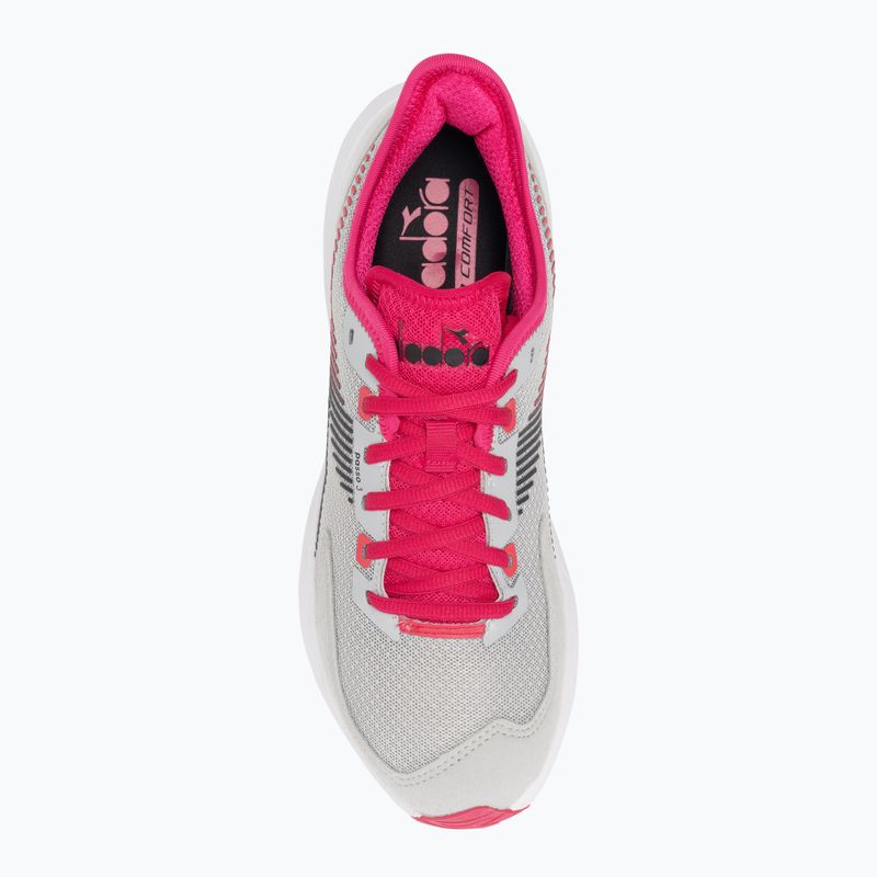 Дамски обувки за бягане Diadora Passo 3 silver dd/blk/rubine red c 6