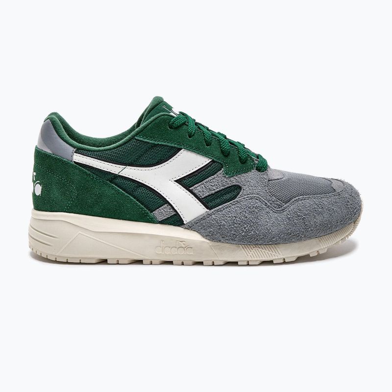 Diadora N902 Hairy Suede черни/бели/лунен камък/зелени обувки 11