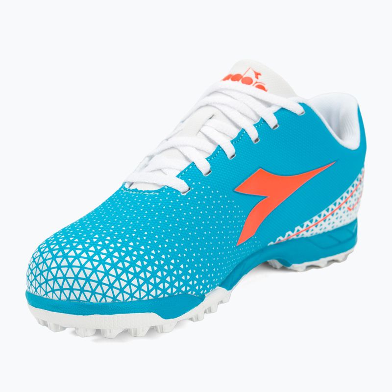 Детски футболни обувки Diadora Pichichi 6 TF JR blue fluo/white/orange 7