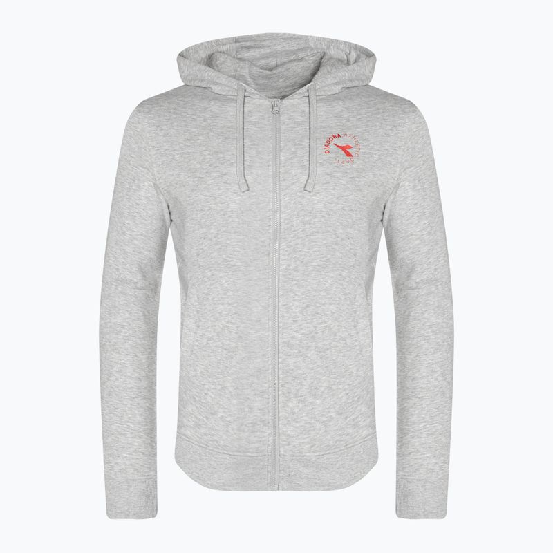 Мъжки суитшърт Diadora Hoodie FZ Essential Sport grigio medio chiaro melange 5