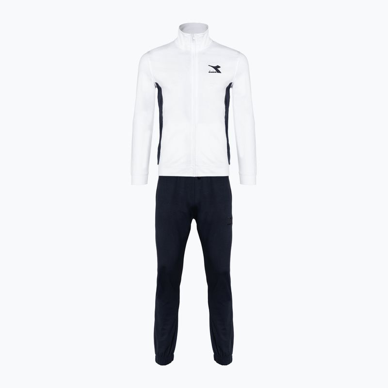 Мъжки спортен екип Diadora Tracksuit FZ Core bianco ottico