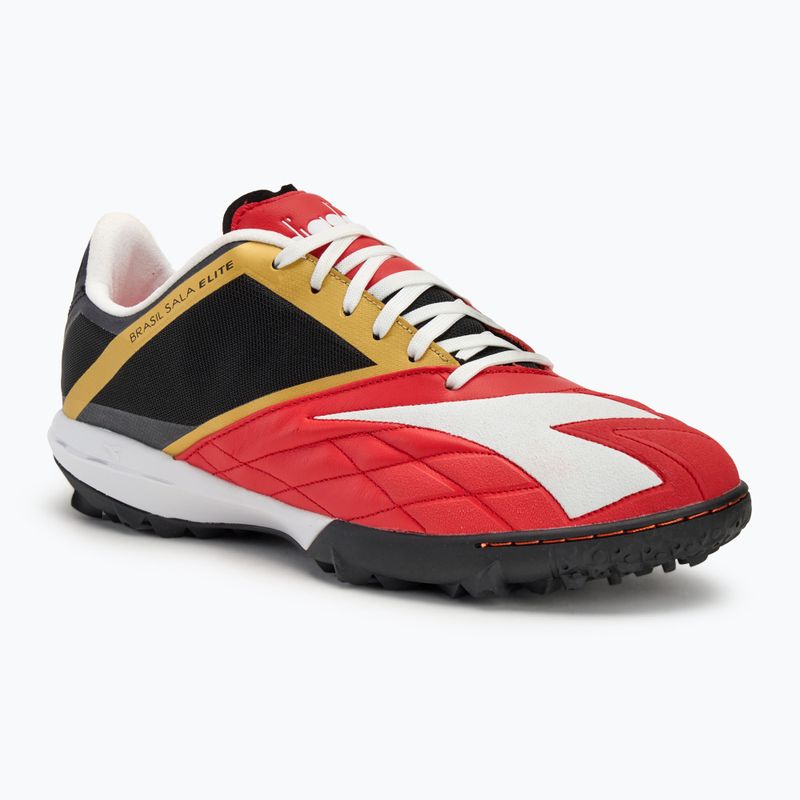 Мъжки футболни обувки Diadora Brasil Sala Elite TF milano red/white/black