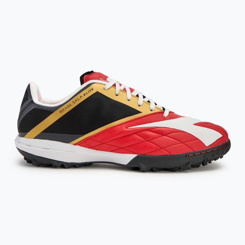 Мъжки футболни обувки Diadora Brasil Sala Elite TF milano red/white/black 2