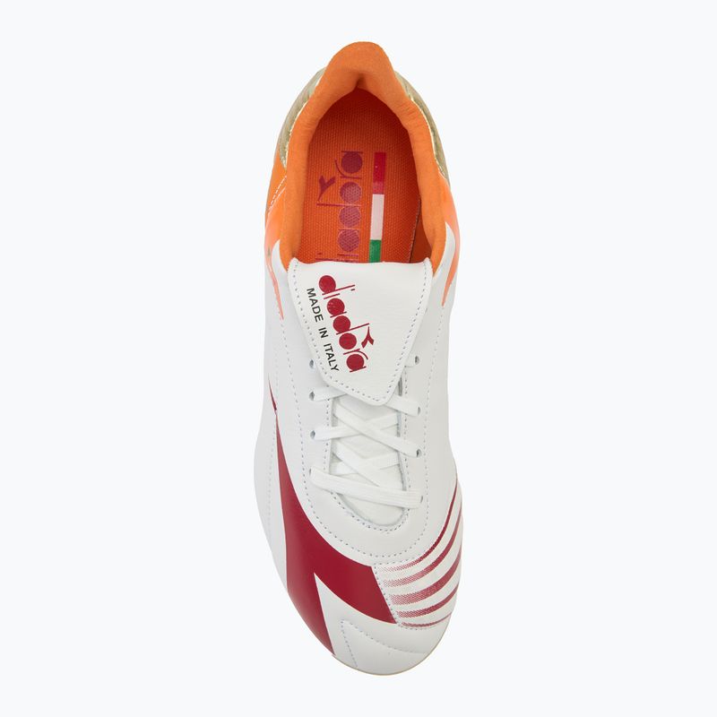 Мъжки футболни обувки Diadora Maximus Elite ITA T SLX white/chili pepper/russet orange 5