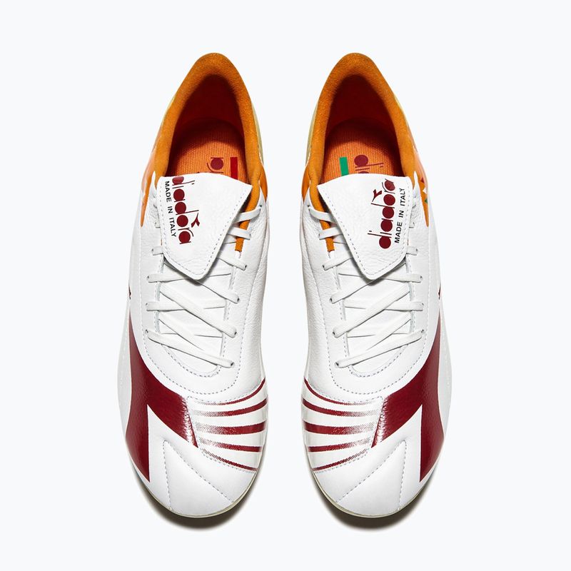 Мъжки футболни обувки Diadora Maximus Elite ITA T SLX white/chili pepper/russet orange 10