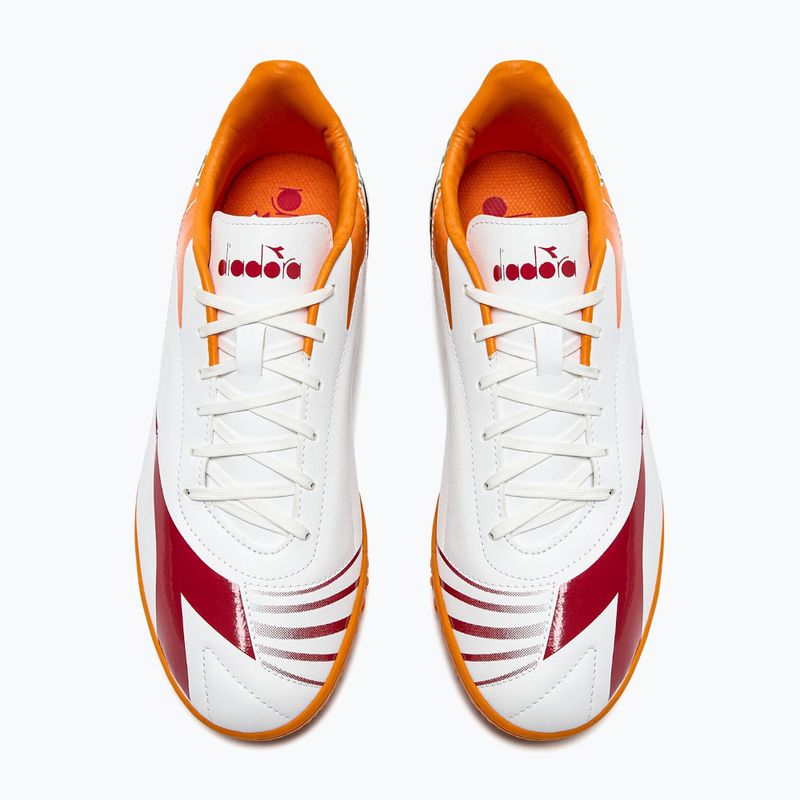 Мъжки футболни обувки Diadora Maximus Elite R TFR white/chili pepper/russet orange 10