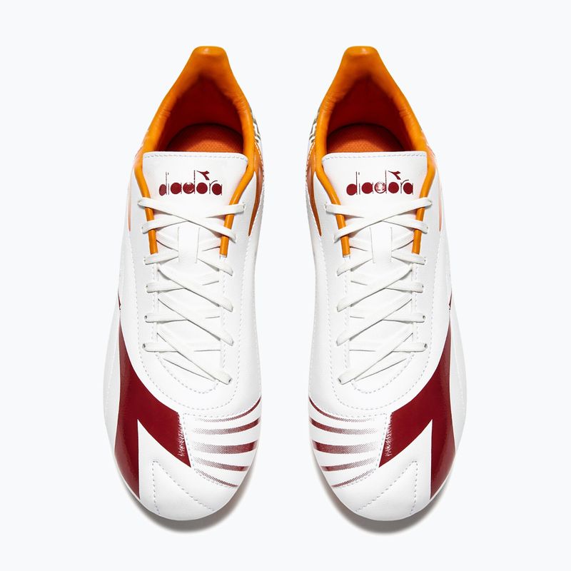 Мъжки футболни обувки Diadora Maximus Elite R LPU white/chili pepper/russet orange 10