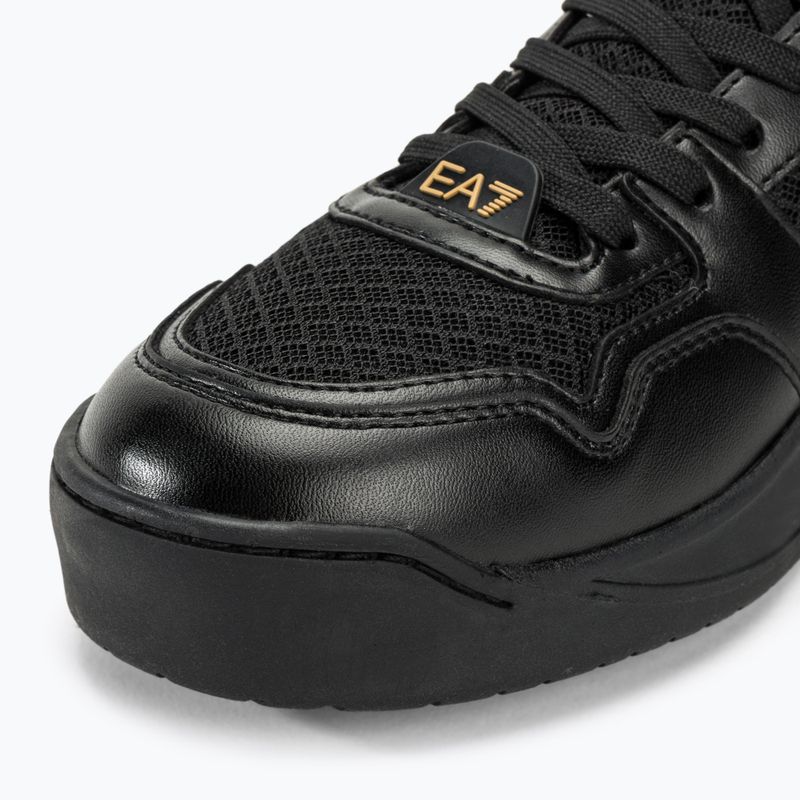 Обувки EA7 Emporio Armani Basket Mid triple black/gold 7