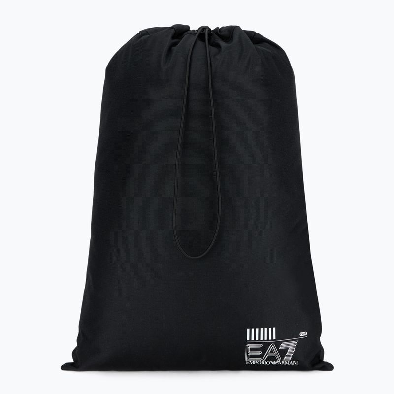 EA7 Черна/бяла чанта с логото на Emporio Armani Training Cross
