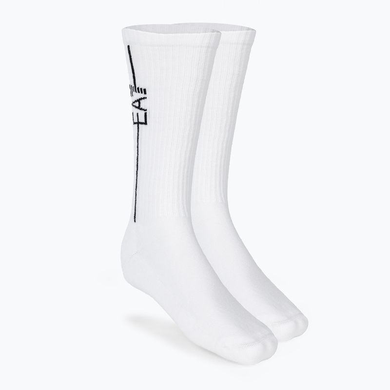 Чорапи EA7 Emporio Armani Train 2 чифта white/black