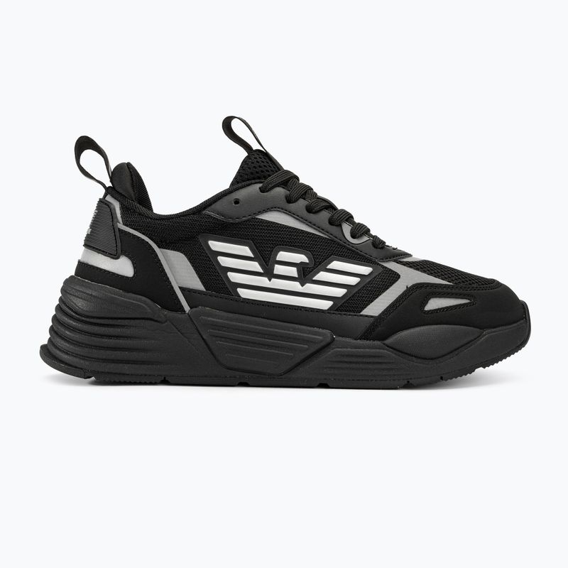 Обувки EA7 Emporio Armani Ace Runner triple black/silver 2