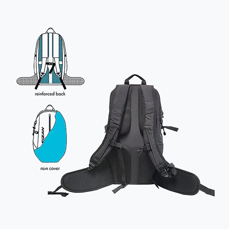 Туристическа раница Fizan Active 28 l black 3
