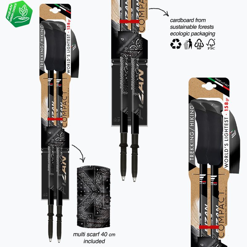 Щеки за трекинг Fizan Compact MS black 6