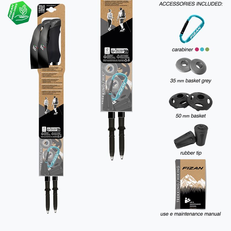 Щеки за трекинг  Fizan Compact orange 7