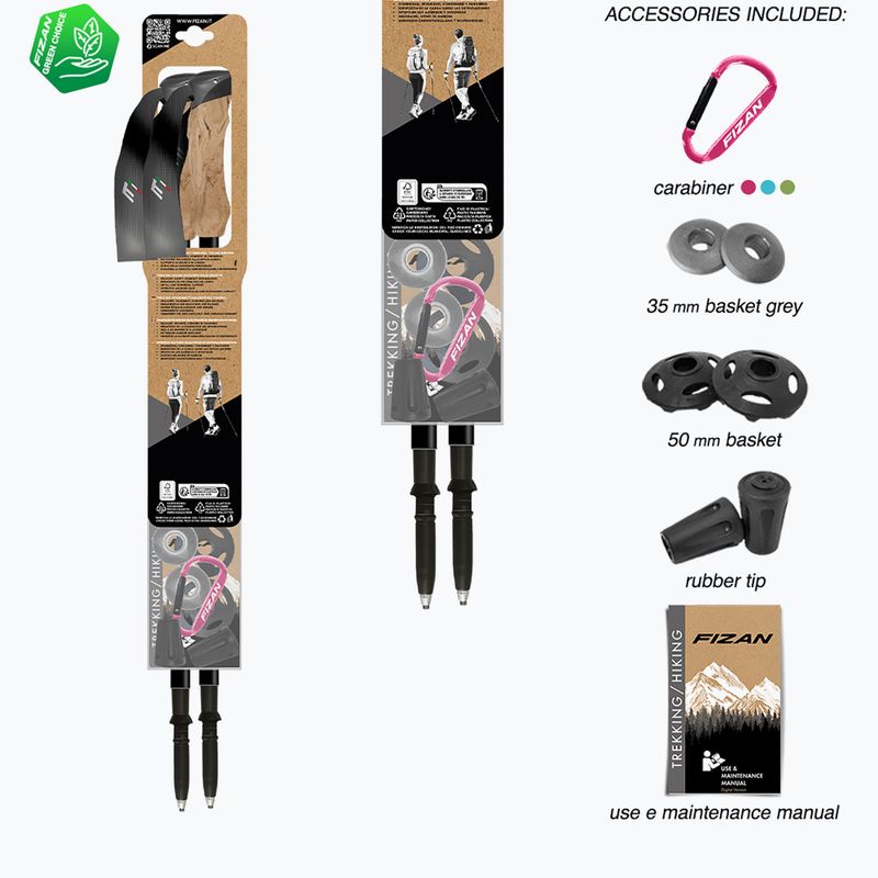 Щеки за трекинг  Fizan Compact grey 7