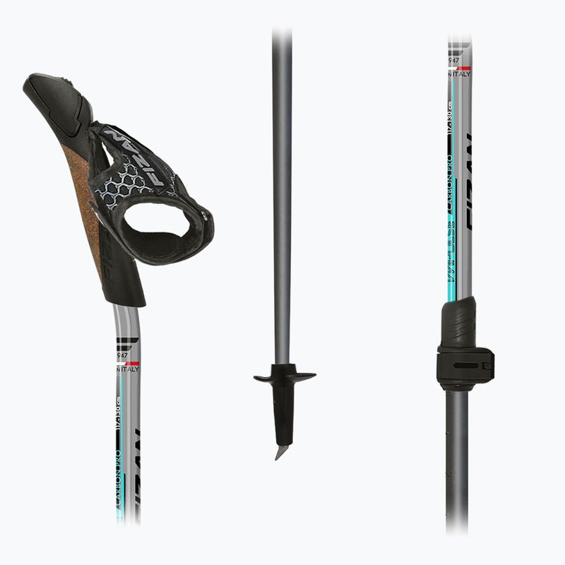 Щеки за скандинавско ходене Fizan Carbon Pro Impulse grey 5
