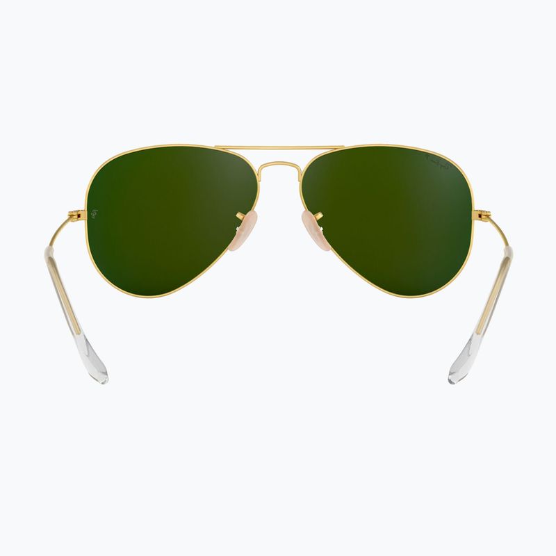 Слънчеви очила Ray-Ban Aviator Classic matt gold/blue polarized 5