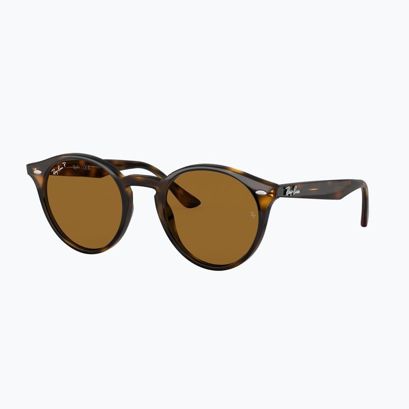 Слънчеви очила Ray-Ban RB2180 light havana/brown polarized 4