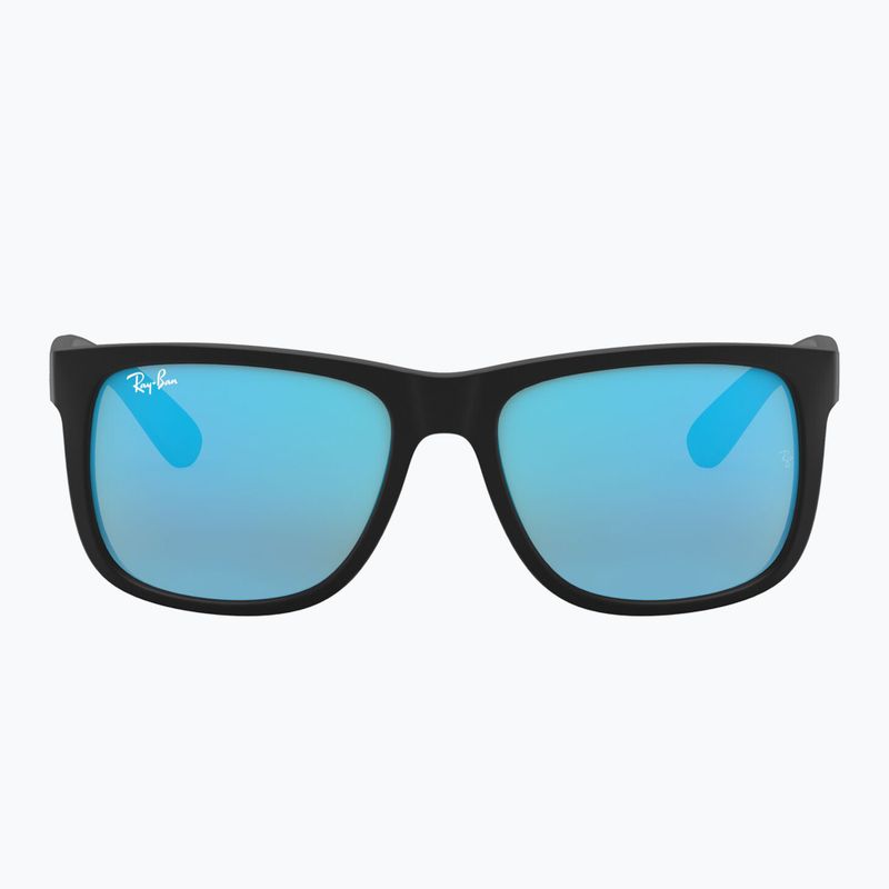 Слънчеви очила Ray-Ban Justin Classic matt black gum/blue mirror 2