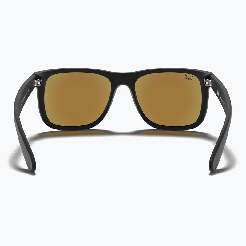 Слънчеви очила Ray-Ban Justin Classic matt black gum/blue mirror 5