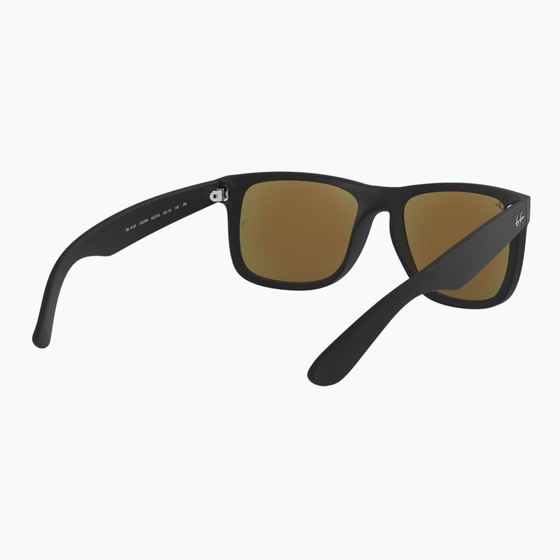 Слънчеви очила Ray-Ban Justin Classic matt black gum/blue mirror 6
