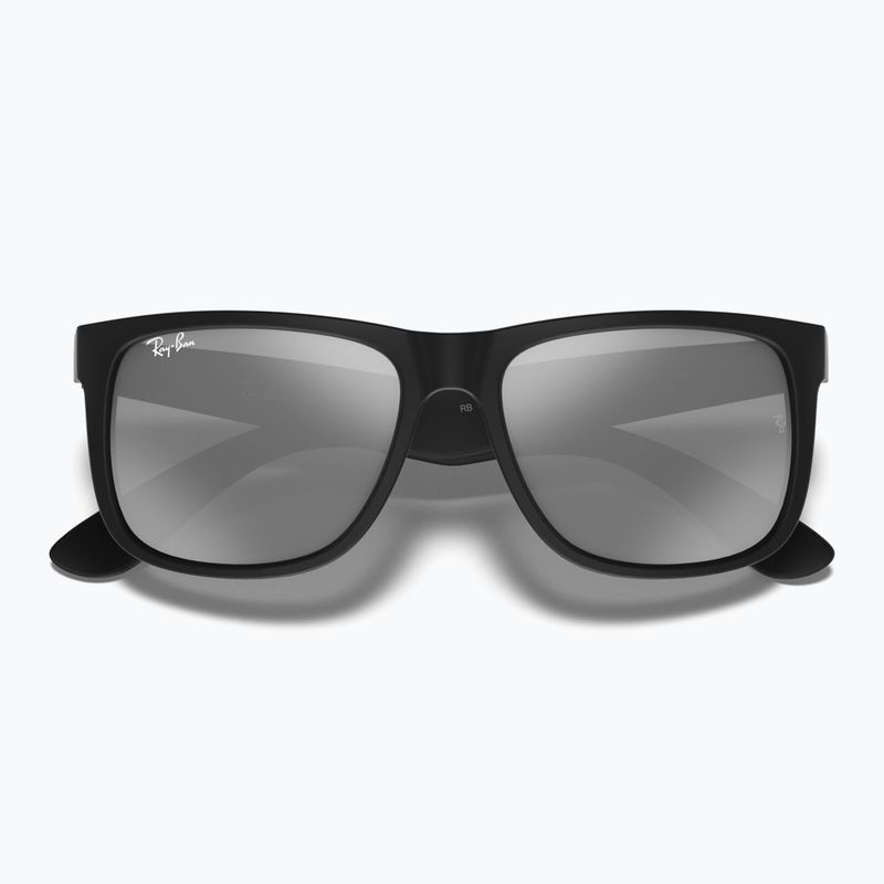 Слънчеви очила Ray-Ban Justin Classic matt black/silver grey mirror 3
