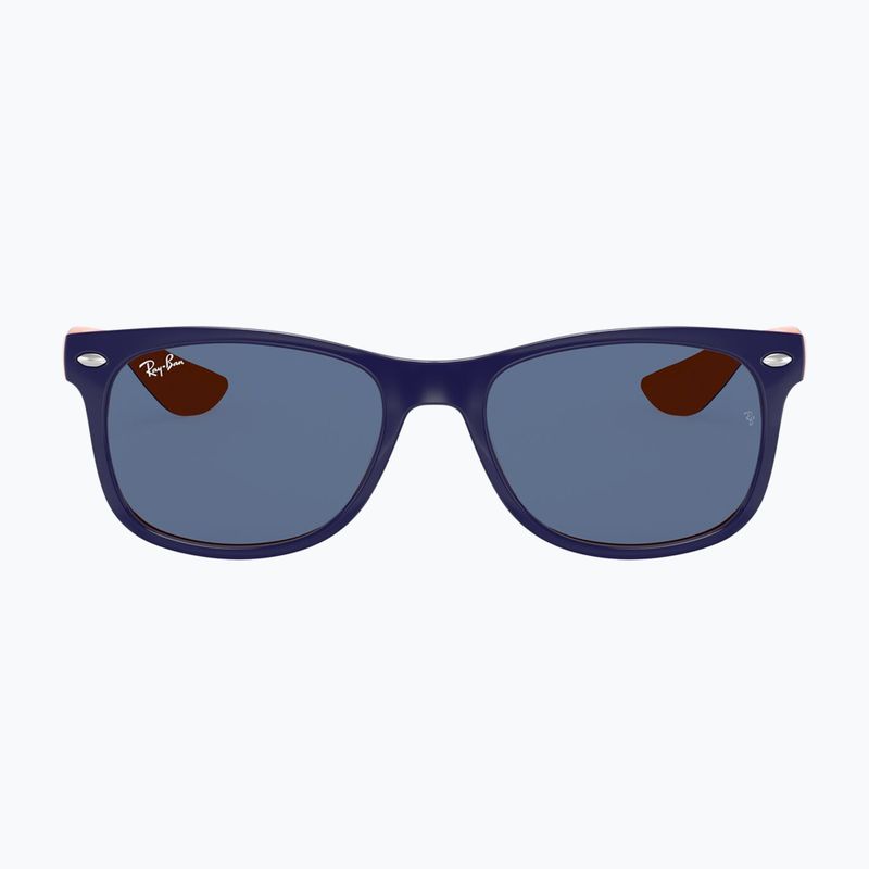 Детски слънчеви очила Ray-Ban New Wayfarer matte black/blue 2
