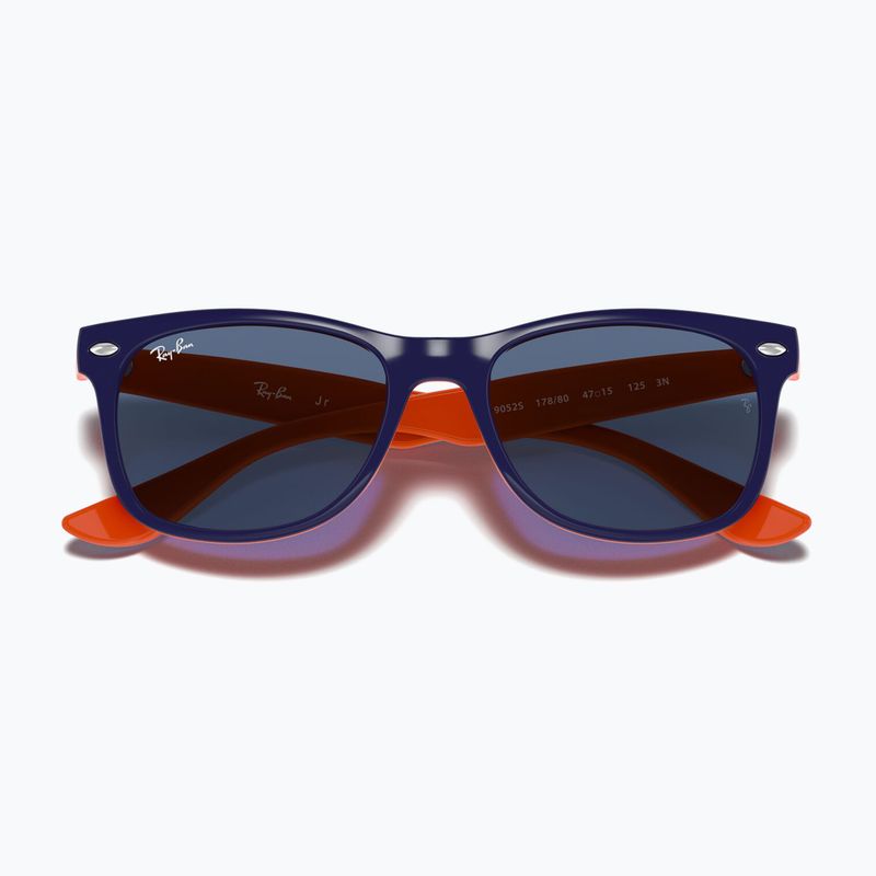 Детски слънчеви очила Ray-Ban New Wayfarer matte black/blue 3