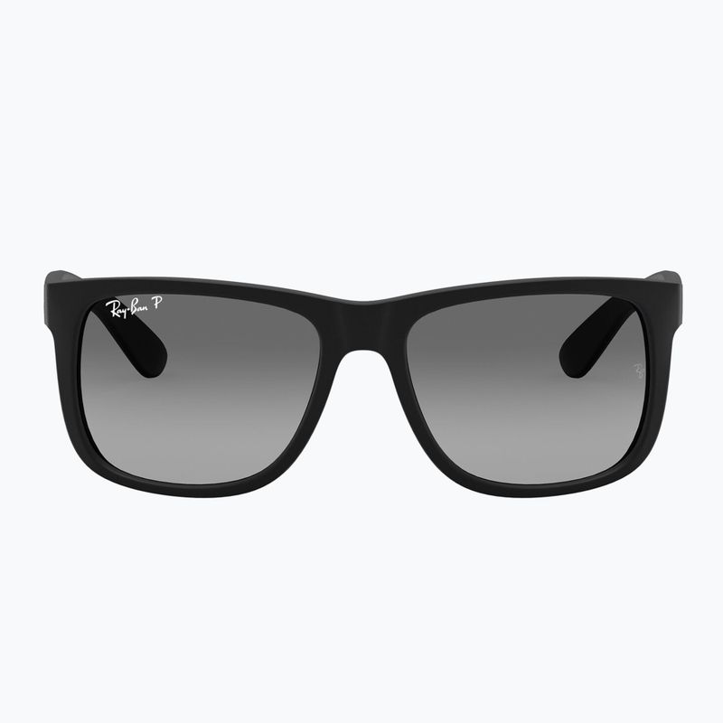 Слънчеви очила Ray-Ban Justin Classic matt black gum/dark grey 2