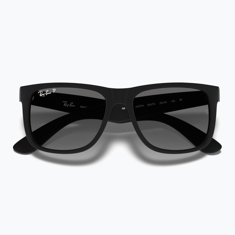 Слънчеви очила Ray-Ban Justin Classic matt black gum/dark grey 3